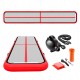 Мат гімнастичний надувний 4FIZJO Air Track Mat 600 x 100 x 15 см White/Red (P-5907739311801)