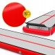 Мат гімнастичний надувний 4FIZJO Air Track Mat 600 x 100 x 15 см White/Red (P-5907739311801)