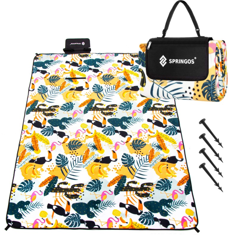 Килимок для пікніка та кемпінгу Springos 150 x 200 см складний PM042