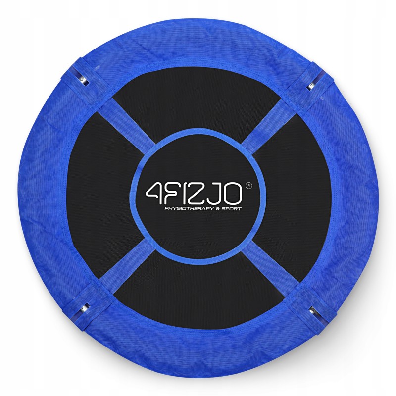 Гойдалка-гніздо кругла 4FIZJO L 100 см Black/Blue (P-5907739314529)