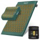 Килимок акупунктурний з подушкою 4FIZJO Ergo Mat Аплікатор Кузнєцова Navy Green/Gold (P-5907739315076)