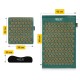 Килимок акупунктурний з подушкою 4FIZJO Ergo Mat Аплікатор Кузнєцова Navy Green/Gold (P-5907739315076)