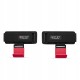 Гачки для перекладини та тяги 4FIZJO Hooks Black/Red (P-5907739314789)