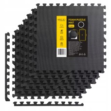 Мат-пазл (ластівчин хвіст) 4FIZJO Mat Puzzle EVA 180 x 120 x 1 cм Black (P-5907739310378)