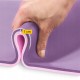 Килимок (мат) спортивний 4FIZJO TPE 180 x 60 x 1 см для йоги та фітнесу Violet/Pink (P-5907739316967)