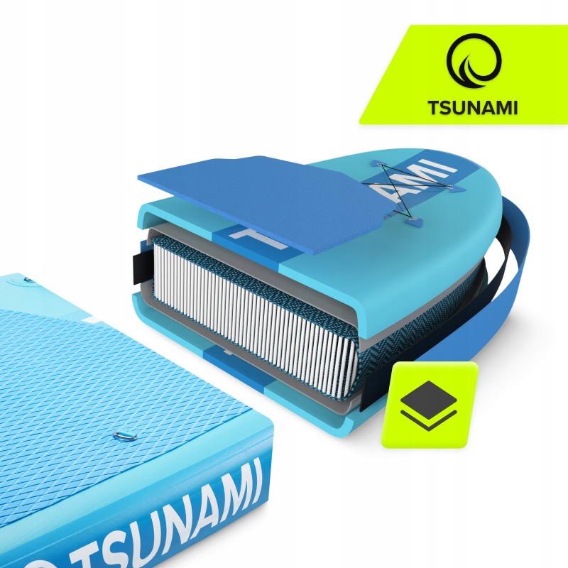 Надувна SUP дошка TSUNAMI 320 см з веслом Lagoon T02 (P-5907739314215)