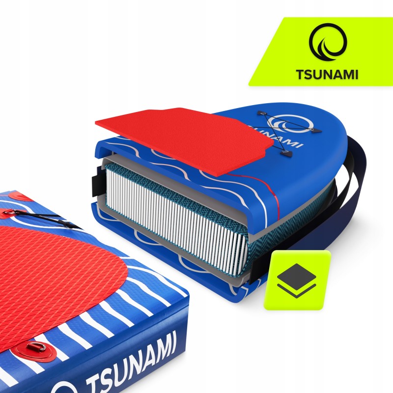 Надувна SUP дошка TSUNAMI 350 см з веслом Wave T04 (P-5907739314239)