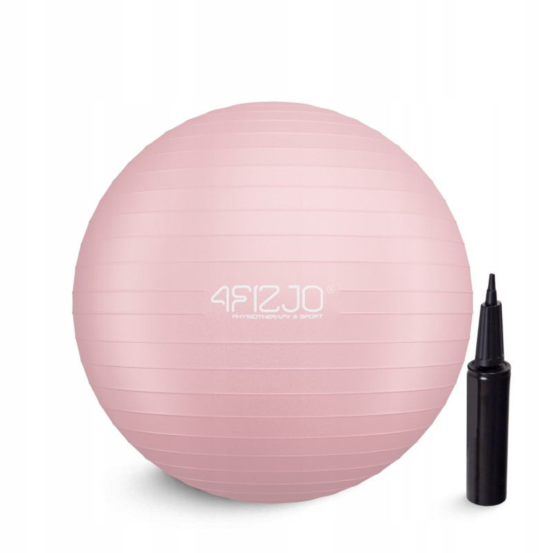 М'яч для фітнесу (фітбол) 4FIZJO 55 см Anti-Burst Pink (P-5907739316271)