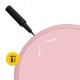 М'яч для фітнесу (фітбол) 4FIZJO 55 см Anti-Burst Pink (P-5907739316271)