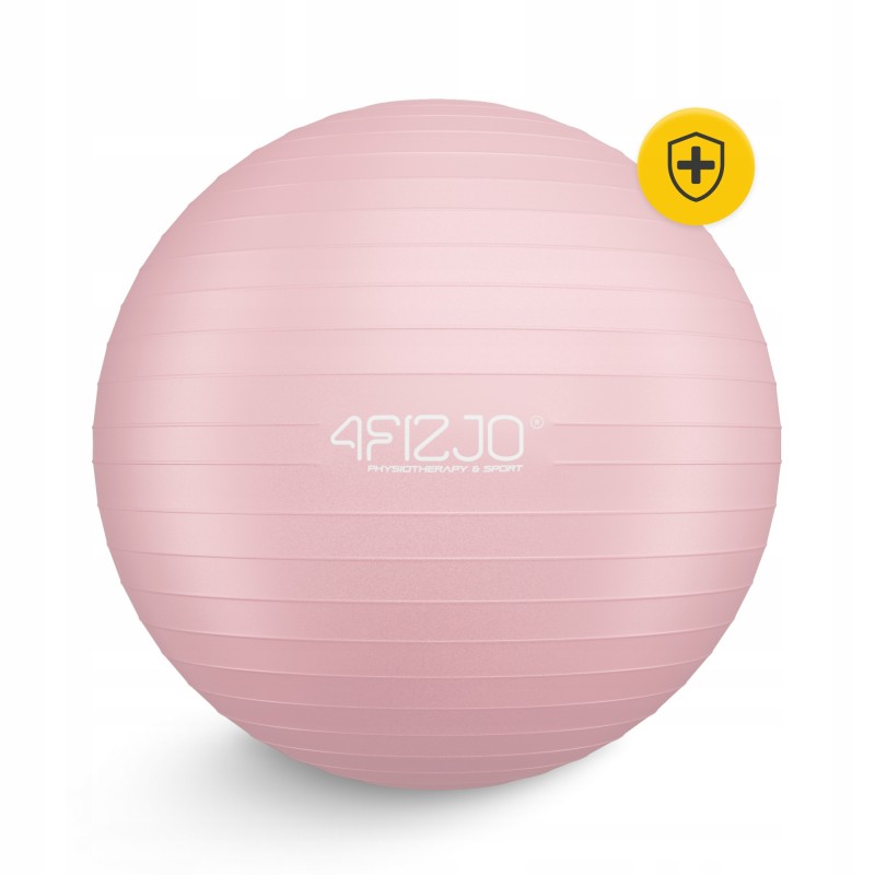 М'яч для фітнесу (фітбол) 4FIZJO 65 см Anti-Burst Pink (P-5907739317384)