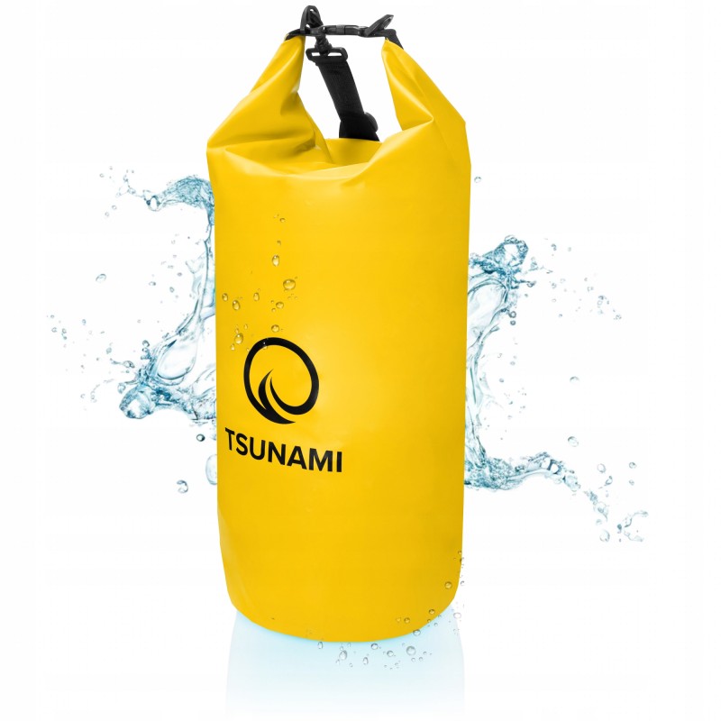 Гермомішок TSUNAMI Dry Pack 30 л водозахисний Yellow (P-5907739314086)