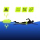 Буй для плавання TSUNAMI надувний 2 в 1 Yellow (P-5907739314024)