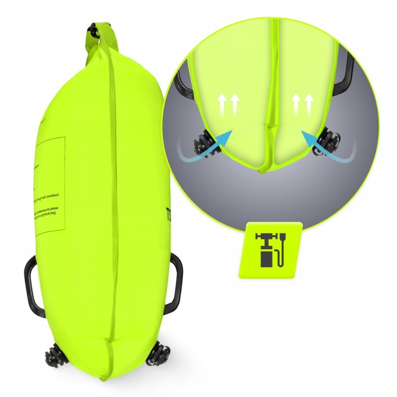 Буй для плавання TSUNAMI надувний 2 в 1 Yellow (P-5907739314024)