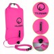 Буй для плавання TSUNAMI надувний 2 в 1 Pink (P-5907739314031)
