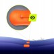 Буй для плавання TSUNAMI Basic надувний Orange (P-5907739314055)
