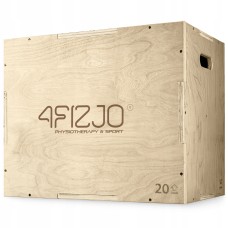 Бокс пліометричний 4FIZJO 3 в 1 60 x 50 x 40 см дерев'яний (P-5907739315403)