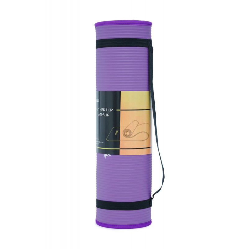 Килимок спортивний Cornix NBR 183 x 61 x 1 cм для йоги та фітнесу XR-0093 Purple/Purple
