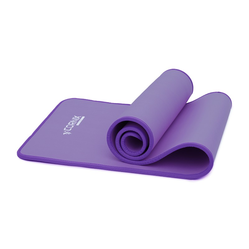 Килимок спортивний Cornix NBR 183 x 61 x 1 cм для йоги та фітнесу XR-0093 Purple/Purple