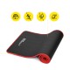 Килимок спортивний Cornix NBR 183 x 61 x 1 cм для йоги та фітнесу XR-0094 Black/Red