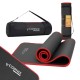 Килимок спортивний Cornix NBR 183 x 61 x 1 cм для йоги та фітнесу XR-0094 Black/Red