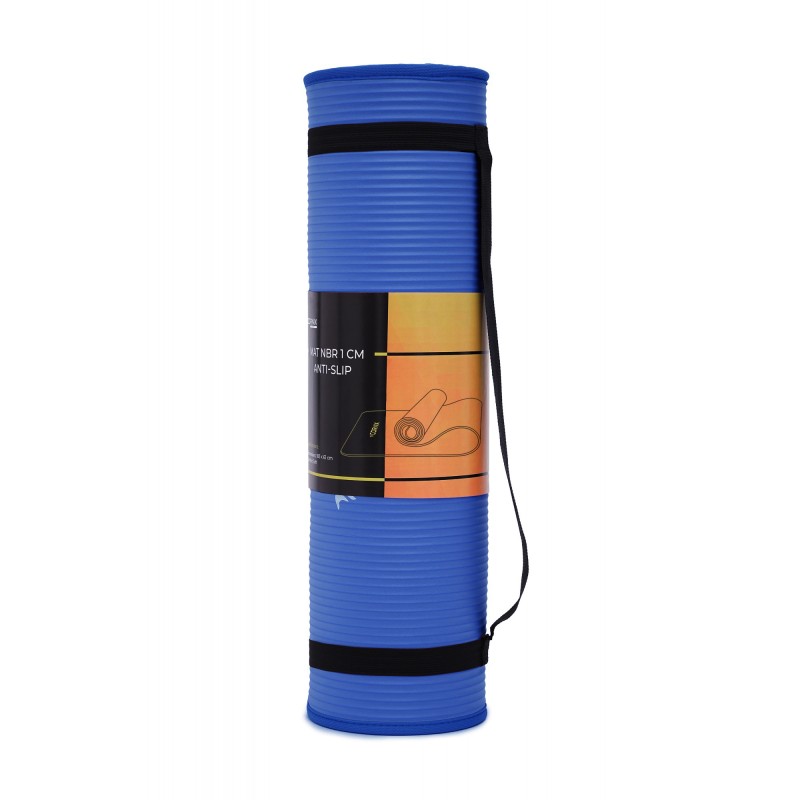 Килимок спортивний Cornix NBR 183 x 61 x 1 cм для йоги та фітнесу XR-0096 Blue/Blue