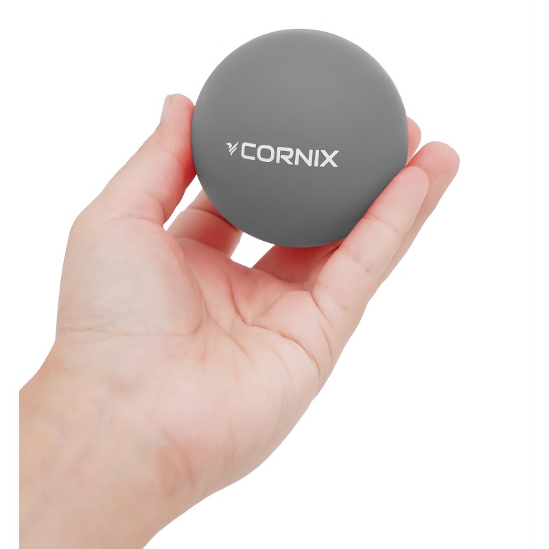 Масажний м'яч Cornix Lacrosse Ball 6.3 см XR-0120 Grey