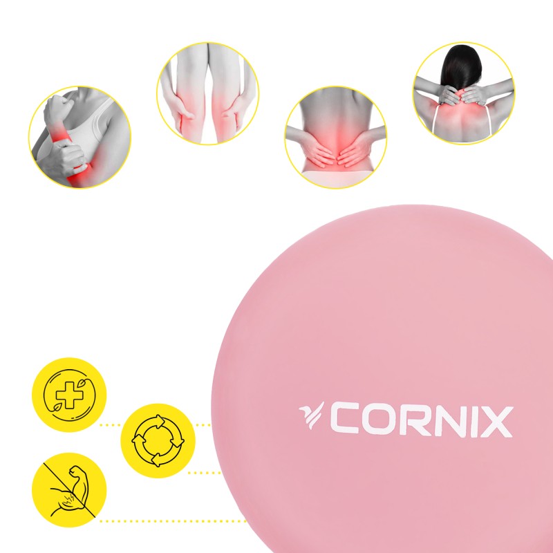Масажний м'яч Cornix Lacrosse Ball 6.3 см XR-0121 Pink