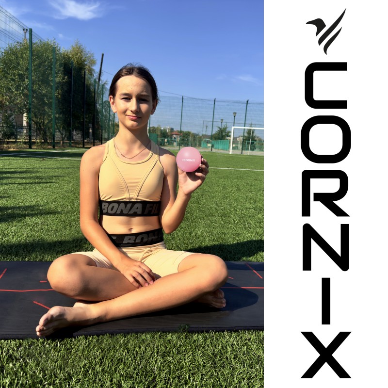 Масажний м'яч Cornix Lacrosse Ball 6.3 см XR-0121 Pink