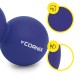 Масажний м'яч Cornix Lacrosse DuoBall 6.3 x 12.6 см XR-0109 Navy Blue