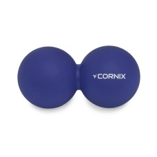 Масажний м'яч Cornix Lacrosse DuoBall 6.3 x 12.6 см XR-0109 Navy Blue