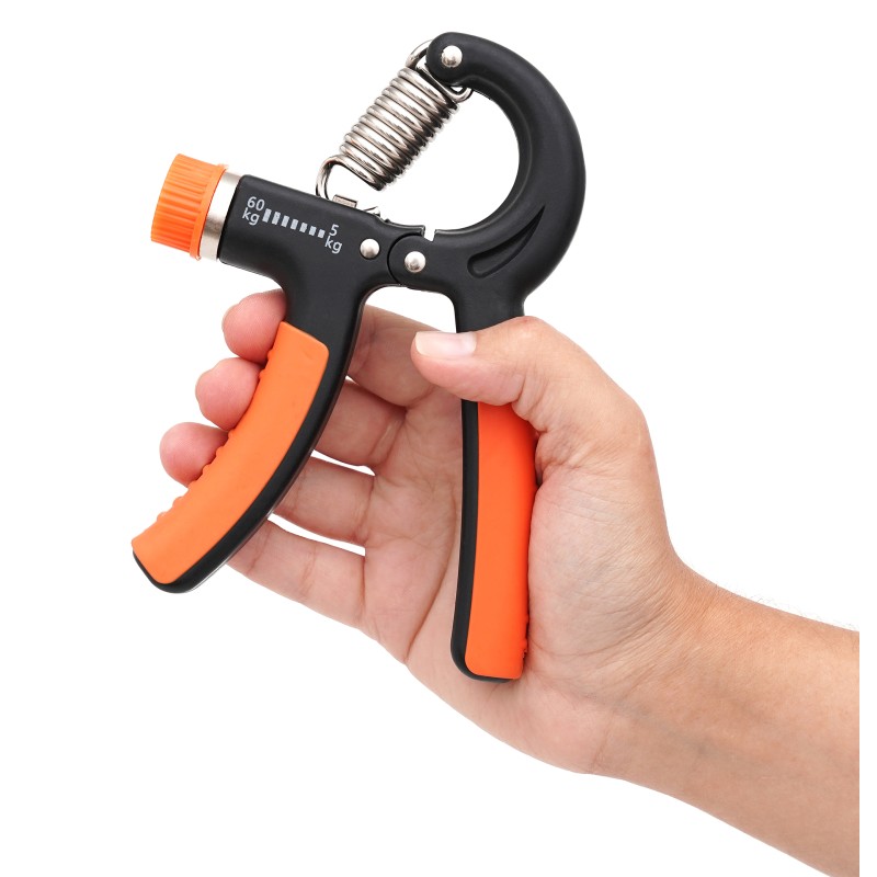 Еспандер кистьовий Cornix 5-60 кг з регульованим навантаженням XR-0144 Black/Orange