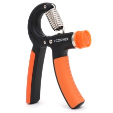 Еспандер кистьовий Cornix 5-60 кг з регульованим навантаженням XR-0144 Black/Orange