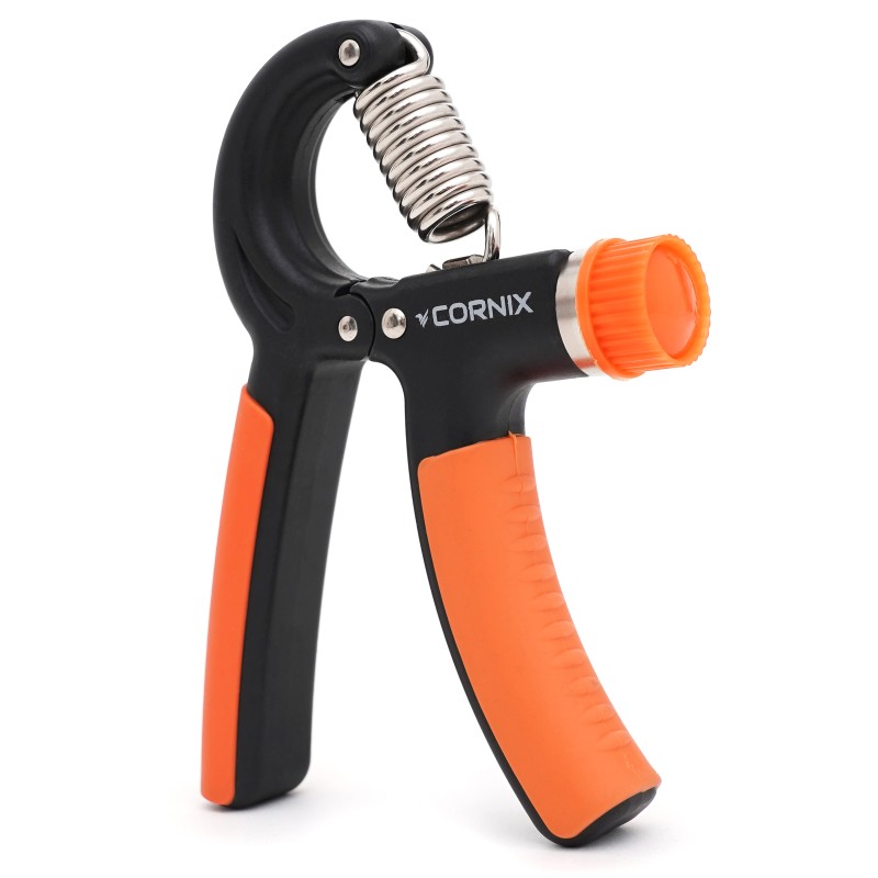 Еспандер кистьовий Cornix 5-60 кг з регульованим навантаженням XR-0144 Black/Orange
