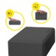 Блок для йоги Cornix EVA 22.8 x 15.2 x 7.6 см XR-0099 Black