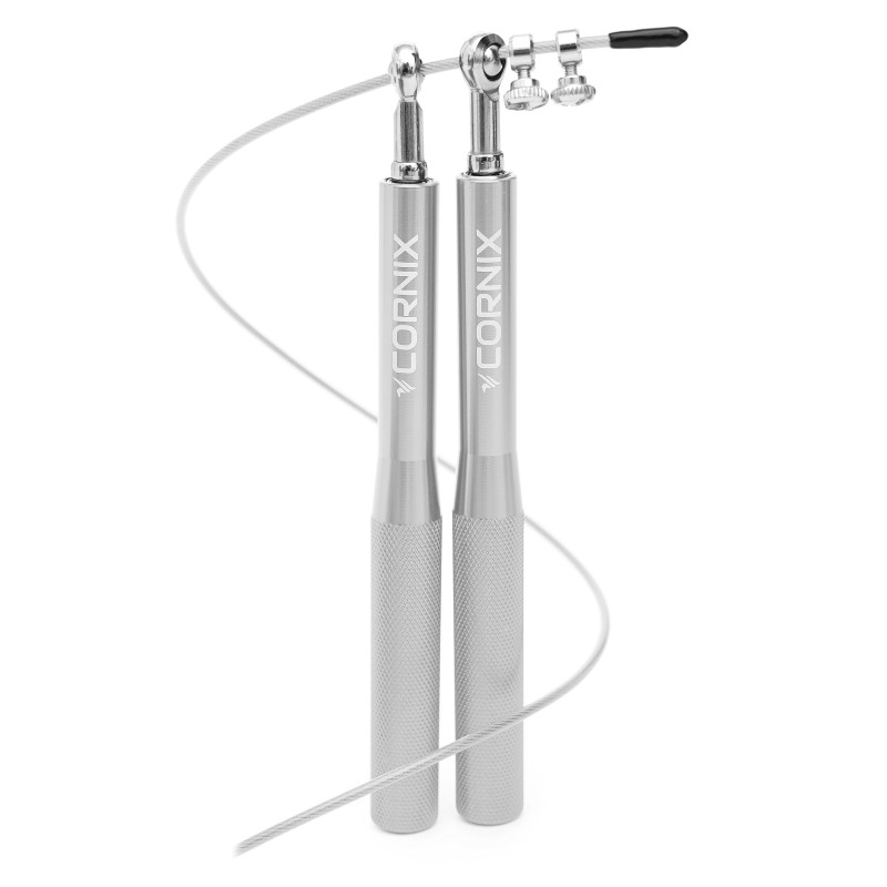 Скакалка швидкісна для кросфіту Cornix Speed Rope XR-0151 Silver