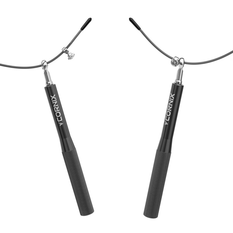 Скакалка швидкісна для кросфіту Cornix Speed Rope XR-0152 Black