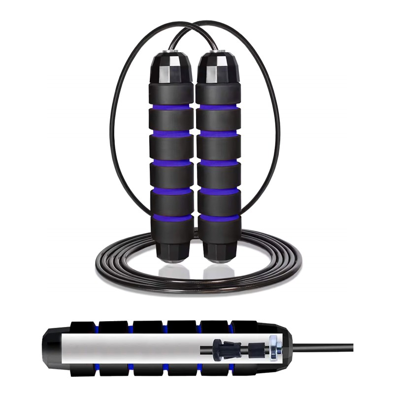 Скакалка швидкісна для кросфіту Cornix Speed Rope Classic XR-0147 Black/Blue
