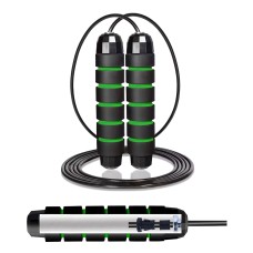 Скакалка швидкісна для кросфіту Cornix Speed Rope Classic XR-0148 Black/Green