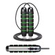 Скакалка швидкісна для кросфіту Cornix Speed Rope Classic XR-0148 Black/Green