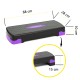 Степ-платформа 2-ступінчаста Cornix 68 х 28 х 10-15 см XR-0188 Black/Purple