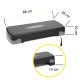 Степ-платформа 2-ступінчаста Cornix 68 х 28 х 10-15 см XR-0189 Black/Grey