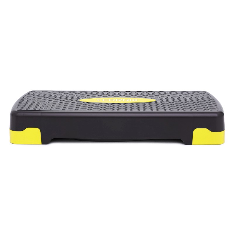 Степ-платформа 2-ступінчаста Cornix 68 х 28 х 10-15 см XR-0192 Black/Yellow