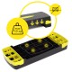Степ-платформа 2-ступінчаста Cornix 68 х 28 х 10-15 см XR-0192 Black/Yellow