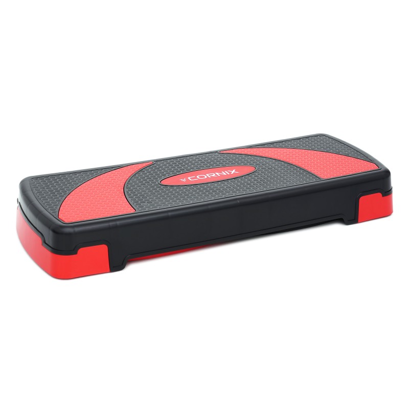 Степ-платформа 3-ступінчаста Cornix 78 х 29 х 10-20 см XR-0185 Black/Red
