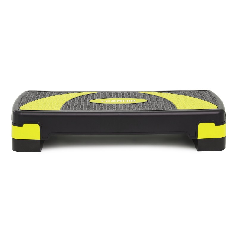 Степ-платформа 3-ступінчаста Cornix 78 х 29 х 10-20 см XR-0187 Black/Yellow