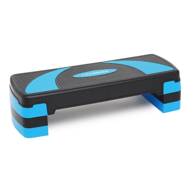 Степ-платформа 3-ступінчаста Cornix 78 х 29 х 10-20 см XR-0186 Black/Blue