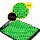 Килимок акупунктурний з валиком Cornix Classic Mat Аплікатор Кузнєцова XR-0110 Black/Green