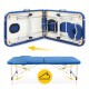 Масажний стіл складний 4FIZJO Massage Table Alu W60 Blue (P-5907739318404)