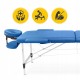 Масажний стіл складний 4FIZJO Massage Table Alu W60 Blue (P-5907739318404)
