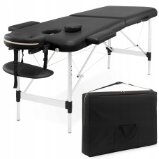 Масажний стіл складний 4FIZJO Massage Table Alu W70 Black (P-5907739318398)